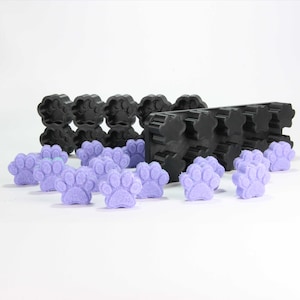 Mini PAW Multiple Bath Bomb Mold, make Batch (X10) 1" micro cute Bathbombs