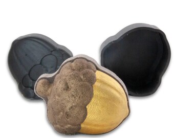 Acorn Bath Bomb Mold, DIY original BathBombs Set 3D Printed Kit, Fun Gift Idea for Mom's & Kids