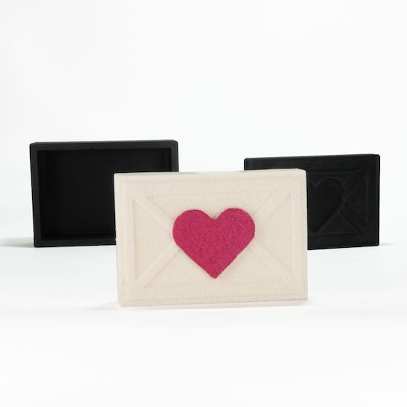 Love Letter Bath Bomb Mold, DIY original BathBombs Set 3D Printed Kit, Fun Valentines Gift Idea. easy to make
