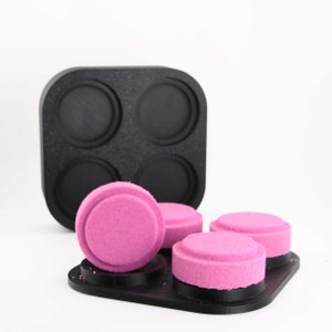 Multi Round Steamers Bath Bomb Molds, DIY original BathBombs Set 3D Printed Kit, Fun Gift Idea for Mom&#39;s & Kids