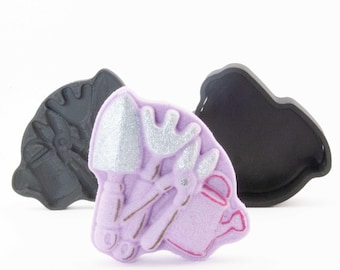 Garden Tools Bath Bomb Mold, DIY original BathBombs Set 3D Printed Kit, Fun Gift Idea for Moms & Kids