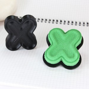 Letter 'X' Bath bomb mold, DIY ABC BathBombs Set, Heavy-Duty Mould, 3D Printed Kit. Fun Educational Gift Idea for Mother, Daughter & Kids