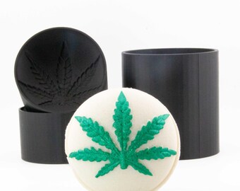 Leaf Sphere Bath Bomb Mold, DIY original BathBombs Set 3D Printed Kit, Fun Gift Idea for Mom's & Kids