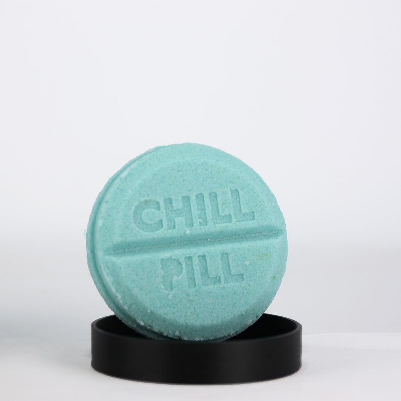 CHILL PILL Bath Bomb Mold, DIY original BathBombs Set 3D Printed Kit, Fun Gift Idea for Mom's & Kids image 9