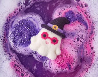 Groovy Ghost Bath Bomb Mold, DIY original BathBombs Set 3D Printed Kit, Fun Gift Idea for Halloween