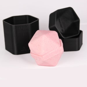 HEXAGON 3 Zoll Badebombenform, DIY original Badebomben Set 3D gedruckt Kit, geometrische Geschenkidee für Mama & Kinder