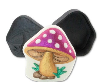 Mushroom Bath Bomb Mold, DIY original BathBombs Set 3D Printed Kit, Fun Gift Idea for Mom's & Kids