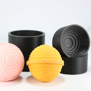 RIPPLE BALL Bath Bomb Mold, DIY original BathBombs Set 3D Printed Kit, Fun Gift Idea for Mom&#39;s & Kids