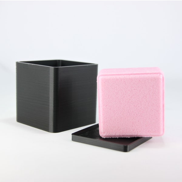 CUBE Bath Bomb Mold, DIY original BathBombs Set 3D Printed Kit, Fun Cubic Gift Idea for Mom's & Kids