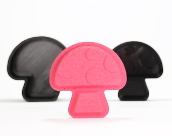 Classic Mushroom Bath Bomb Mold, DIY original BathBombs Set 3D Printed Kit, Fun Gift Idea for Mom's & Kids