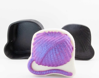 Yarn Ball Bath Bomb Mold, DIY original BathBombs Set 3D Printed Kit, Fun Gift Idea for Magical Winter Charm