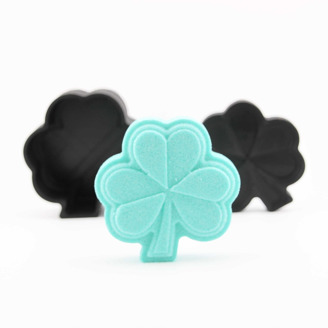 Shamrock Bath Bomb Mold, DIY Original Bathbombs Set 3D Printed Kit, Fun