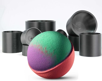 SPHERE CLASSIC BATH Bomb Mold, 3d Printed Diy Bath Bomb Molds, Round Shaped Bath Bomb Molds for Mom, Boys & Girls, BFun Craft Making Kit