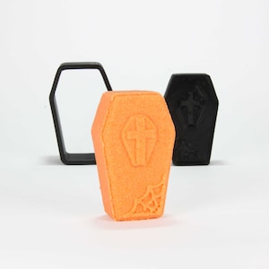 COFFIN Bath Bomb Mold, DIY original BathBombs Set 3D Printed Kit, Fun & Scary Gift Idea
