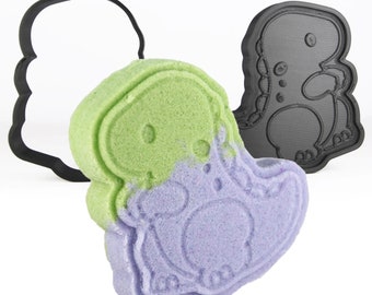 T-REX DINOSAUR 3d Printed Diy 3.5 Inches Bath Bomb Molds, Bath Bomb Making Kit, Fun Mom Gift For Children, Boys & Girls