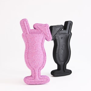 COCKTAIL 4 inches Bath Bomb Mold, DIY original BathBombs Set 3D Printed Kit, Summer Gift Idea for Mom&#39;s & Kids