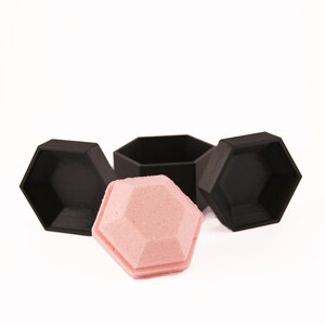 GEMSTONE 3.5 inches Bath Bomb Mold, DIY original BathBombs Set 3D Printed Kit, Geometric Gift Idea for Mom&#39;s & Kids