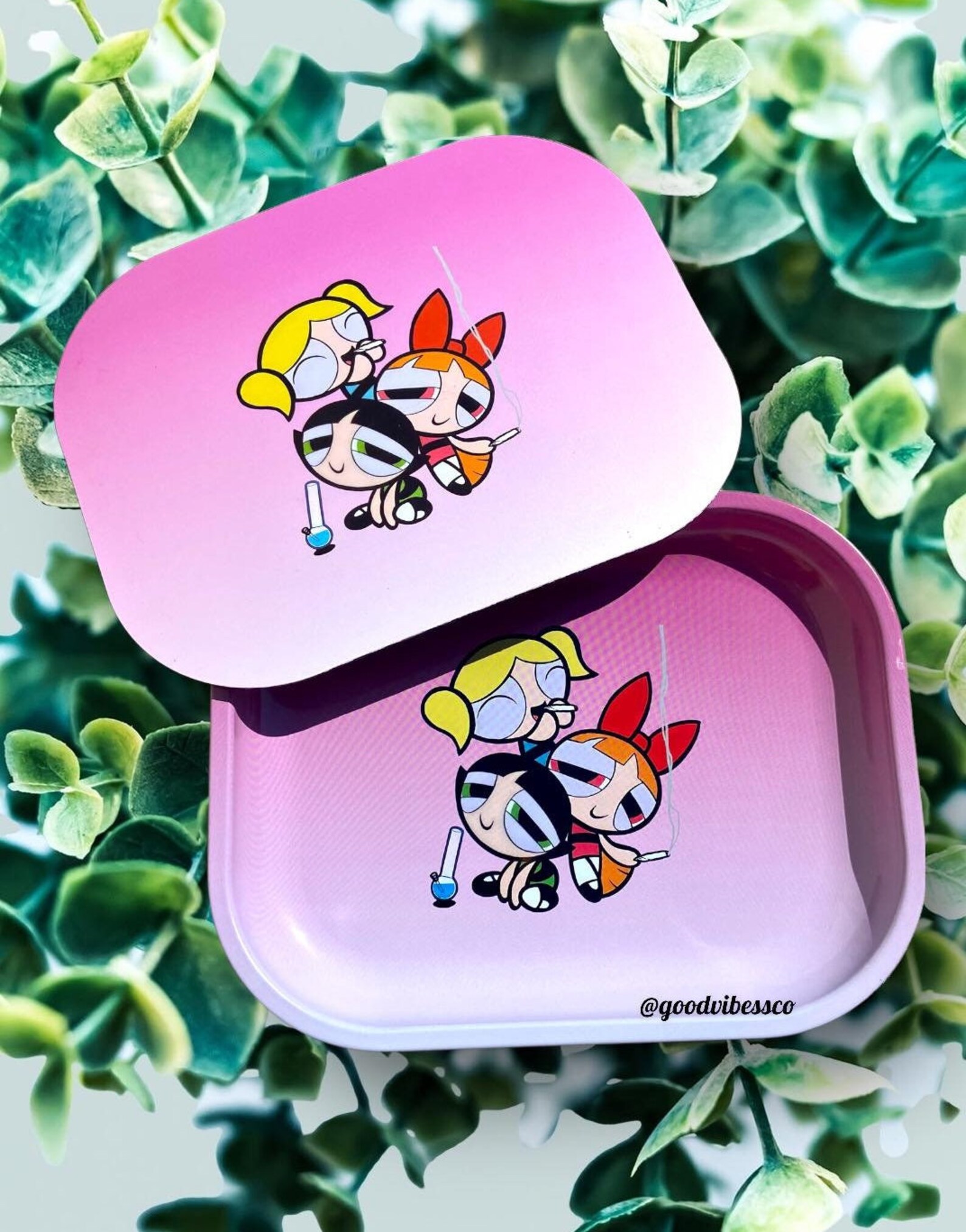 Powerpuff Girls Rolling Tray Cute Rolling Tray Rollin Tray Etsy
