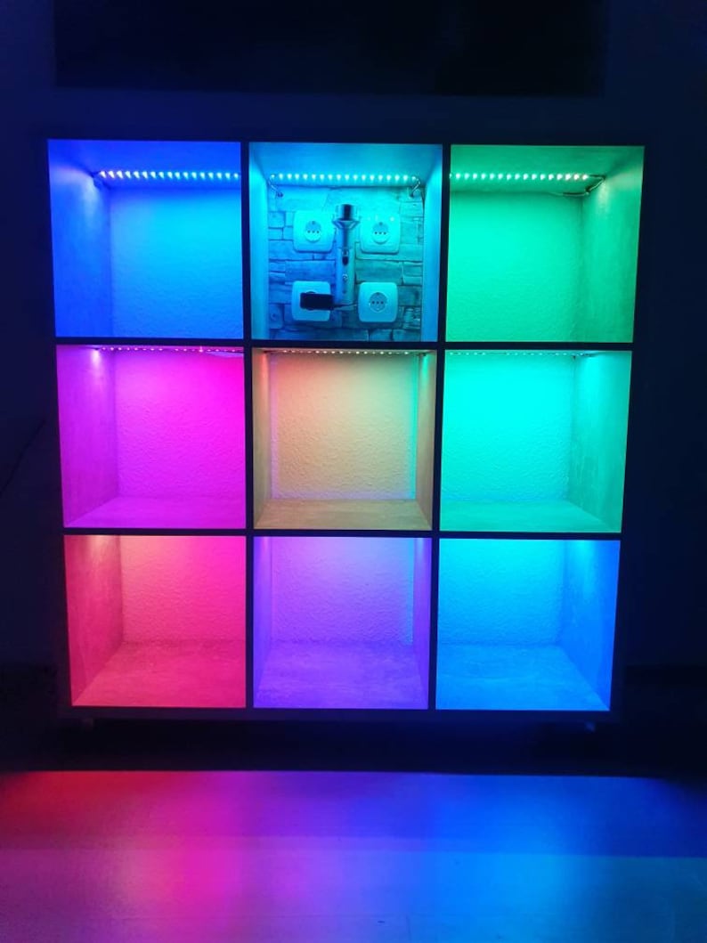 LED Lighting for Ikea Kallax Cube Shelf Step Shelf Sideboards Etsy Canada