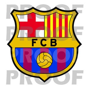 Logotipo del FC Barcelona para Cricut e impresión en vinilo