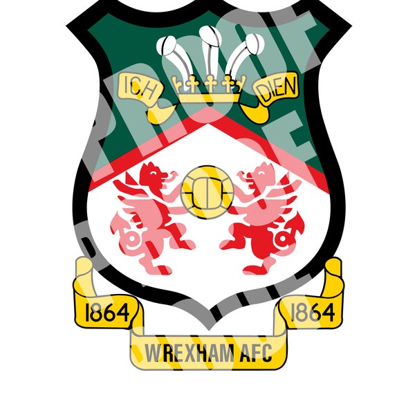 Wrexham Logo Svg Etsy Israel