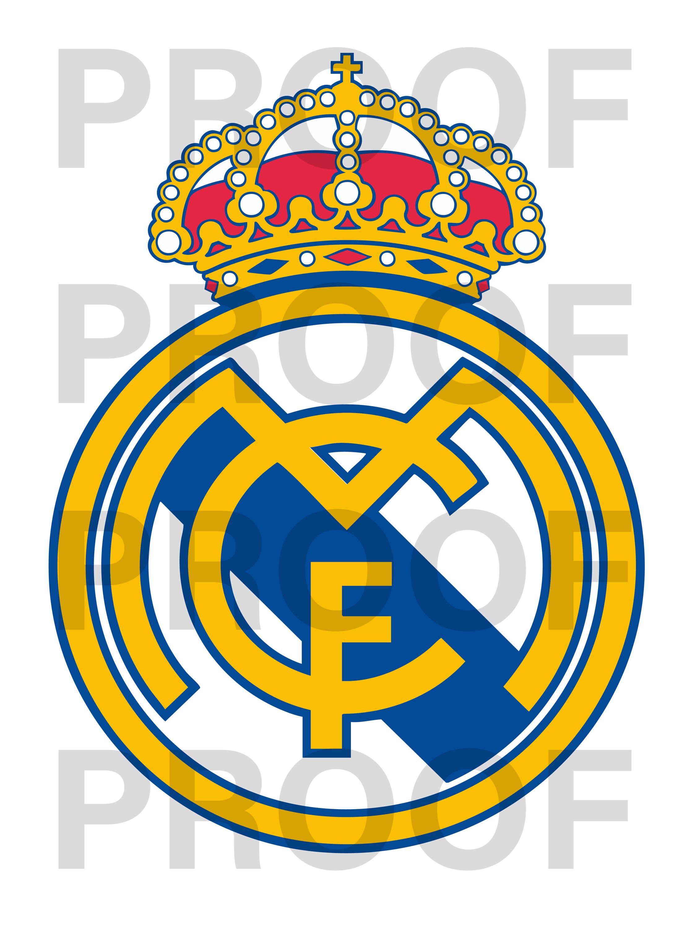 レアル・マドリード ロゴアート 木製フレーム付 ハンドメイド Real madrid logo - Etsy 日本