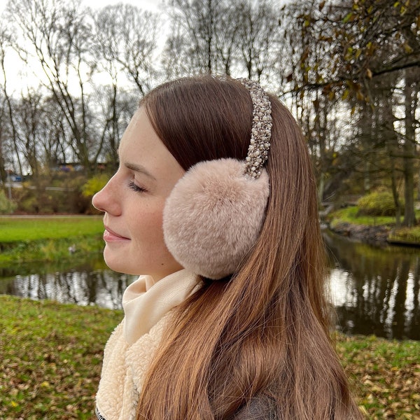 Cache-oreilles Accessoires chauds Faits à la main Cadeau Oreilles Hiver