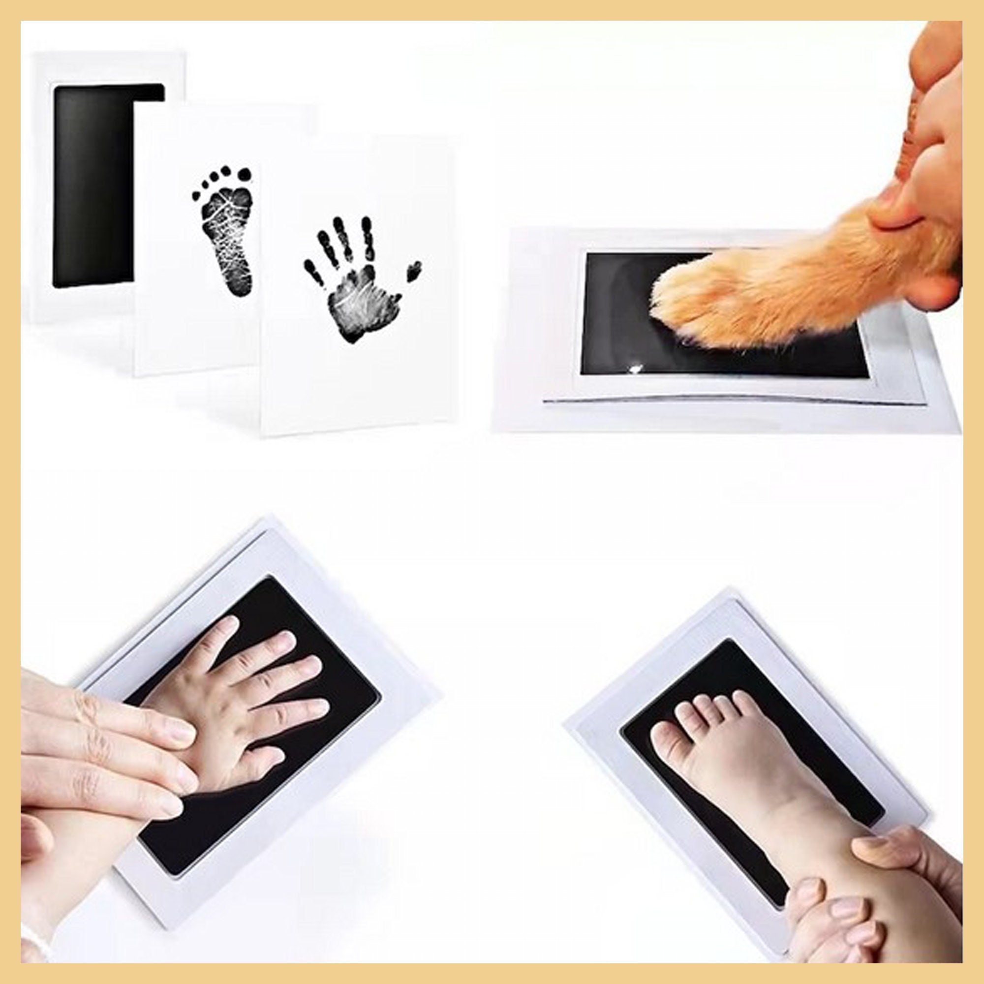 Baby Hand and Feet Casting-diy Casting Kit-footprint-baby Imprint