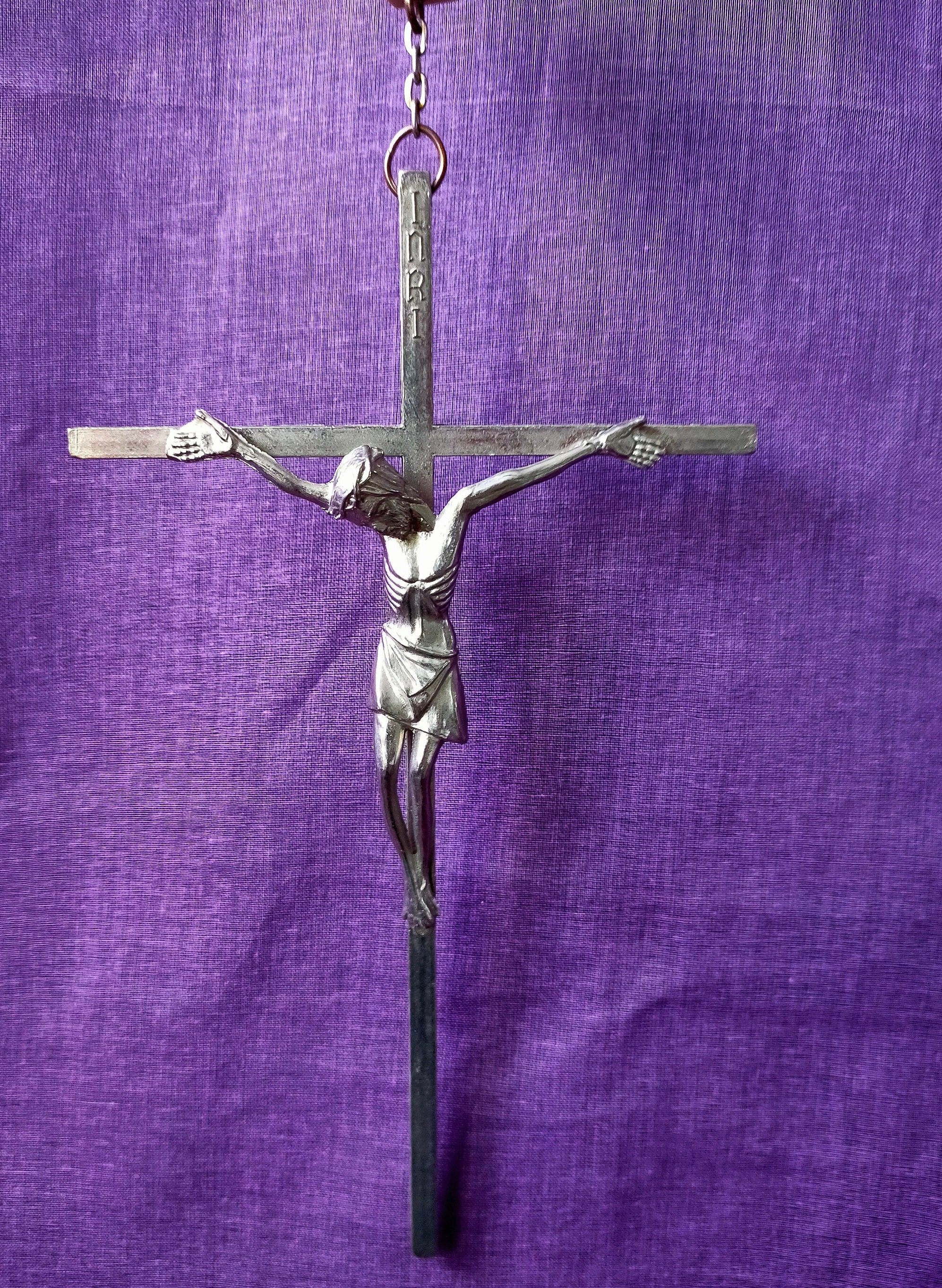 Huge Crucifix With Cross Our Lady of Fátima and 3 Little - Etsy