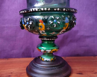 Vintage green pot, 19th century