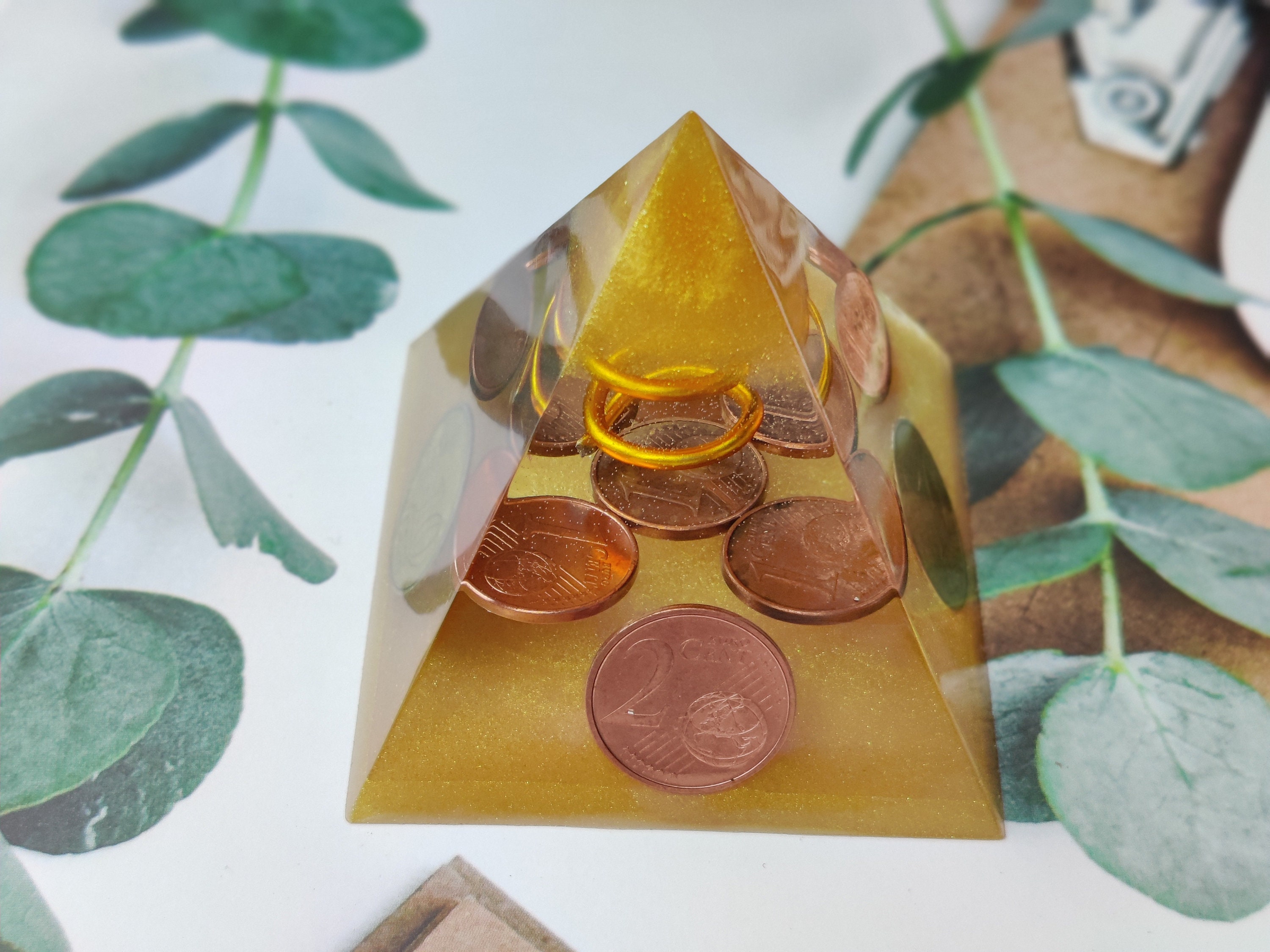 Epoxy Resin Pyramid Etsy