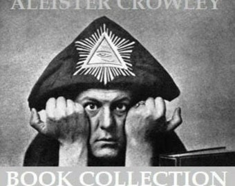 Vintage 60+ Rare ALEISTER CROWLEY Books, Antiquarian, Occult, Esoteric, Forbidden Knowledge, Kabbalah, Black Magic, Golden Dawn, Mysteries