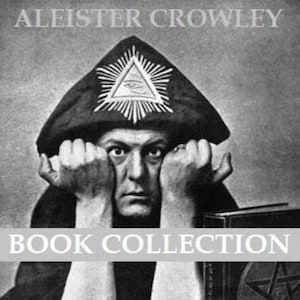 Vintage 60+ Rare ALEISTER CROWLEY Books, Antiquarian, Occult, Esoteric, Forbidden Knowledge, Kabbalah, Black Magic, Golden Dawn, Mysteries