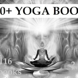 Vintage Rare YOGA LIBRARY Antiquarian Bundle Collection, YOGA, Meditation Chakras. Vipassana, Esoteric Hindy Knowledge, Hatha, Kundalini