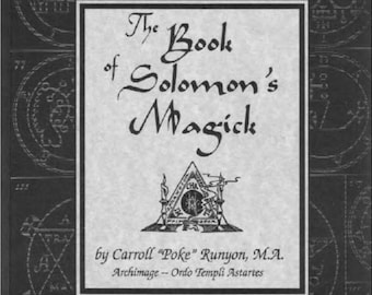The BOOK Of SOLOMON's MAGICK, Forbidden Knowlwdge, Sex Magick, Invoking Angels, Evoking Spirits, Hypnosis Yoga, Dark Mirror Secret, Digital