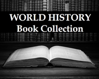 ヴィンテージ 190冊以上の歴史古書コレクション、世界史セット、希少な古いデジタル歴史の膨大な190冊以上の書籍コレクション