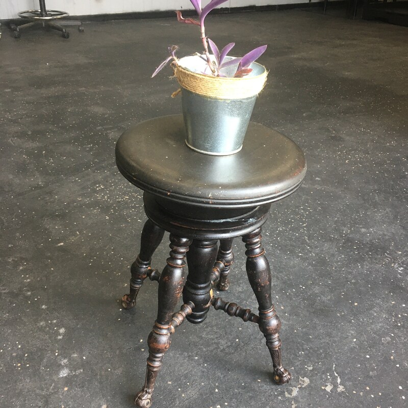 Antique Piano Stool - Etsy