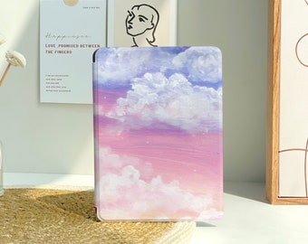 Pink Clouds Sea Personalization Kindle Case, Custom Kindle Paperwhite 2022 Cover for Kindle 11th Generation Cover, All New Kindle