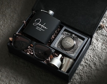 Best man gift box, anniversary gift, gift for dad, gift for men, best man bottle, wedding gift