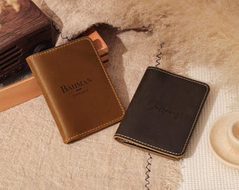 Personalized Wallet For Men, Anniversary Gifts For Father, Dad, Husband, Boyfriend, Father's Day Gift, Custom Card Holder