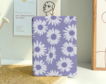 Dreamy Purple Daisy Personalization Kindle Case, Custom Kindle Paperwhite 2022 Cover for Kindle 11th Generation Cover, New Kindle