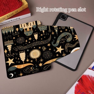 Darkness Castle Personalized iPad Name iPad 10/9 Case iPad Mini 6 iPad Air 5/4 Case 2022 iPad Pro 11 Case iPad 12.9 Case iPad 10.2 Cover image 5