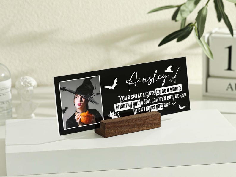 Halloween Acrylic Sign, Halloween Gifts for Friends, Acrylic Desktop