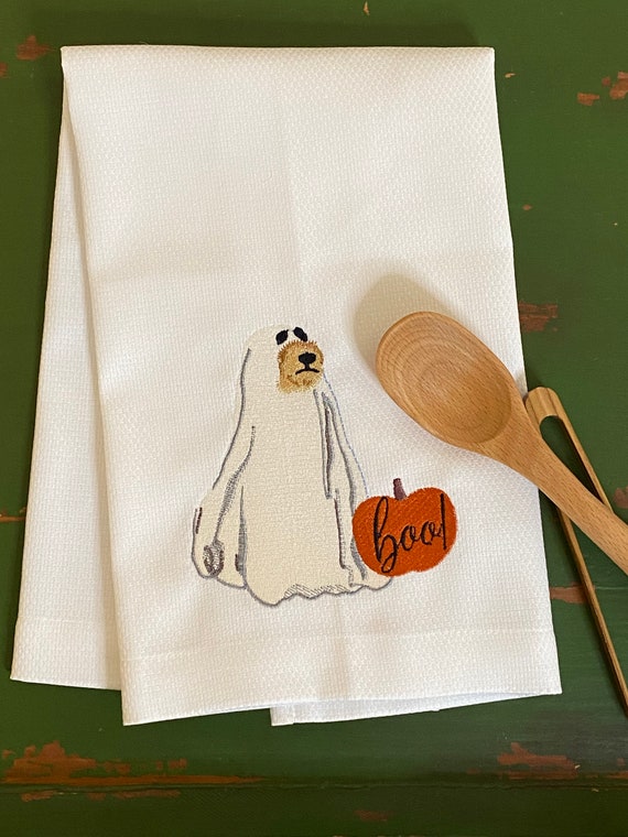 Embroidered dog clearance towels