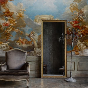 Carta da parati rinascimentale / Carta da parati adesiva / Carta da parati per soffitti / Decorazioni murali / Carta da parati Art Déco / Castello di Versailles / Carta da parati antica