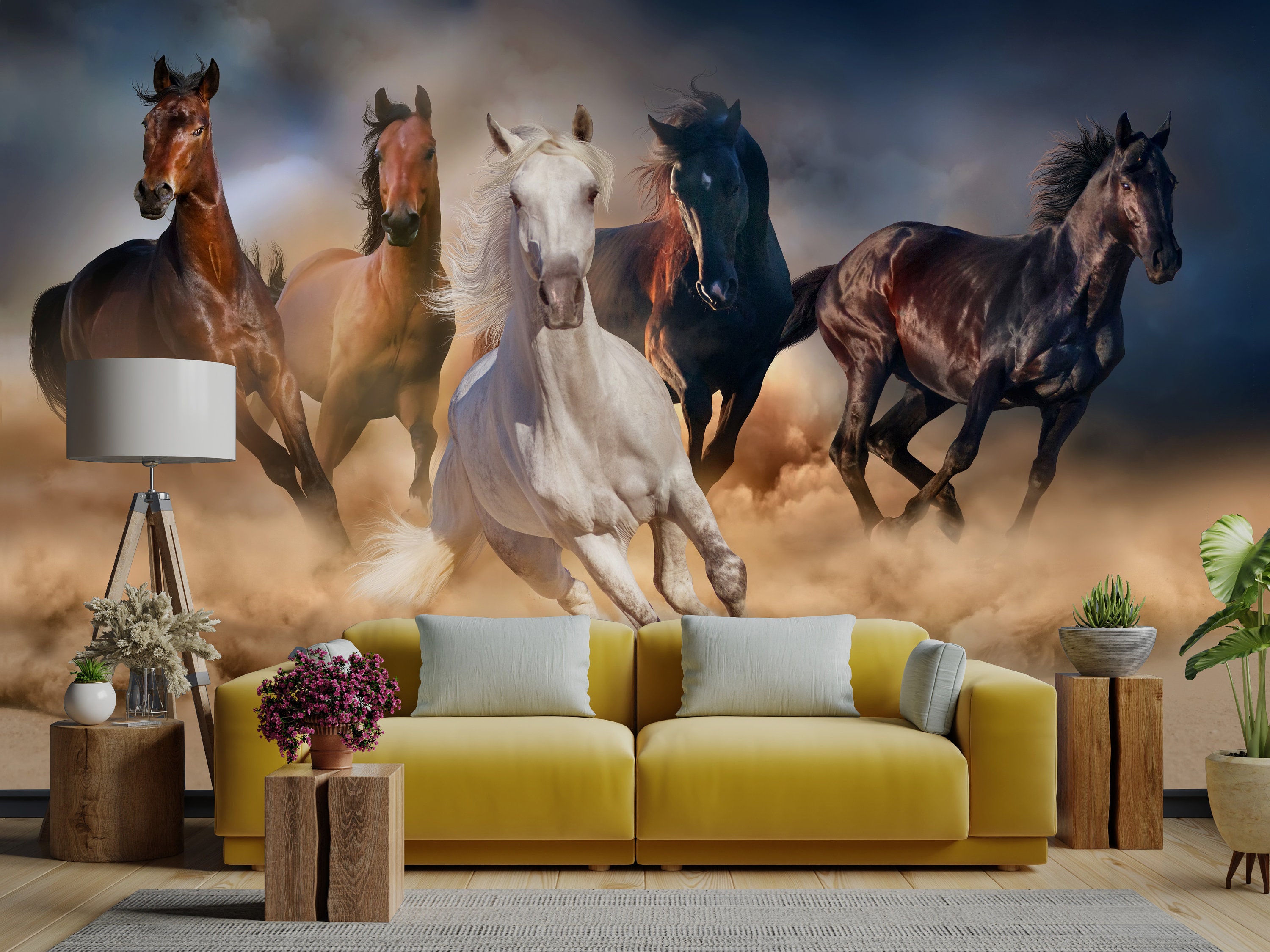 Amazon.com: LEGVSHSR 3D Stereoscopic Embossed Forest Horse
