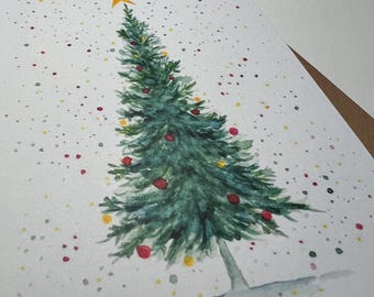 Christmas tree card // Christmas // Christmas mail // Merry Christmas greeting card // Gift idea // Christmas cards // festive