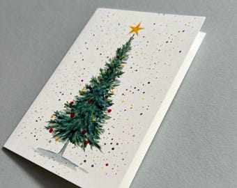 Christmas tree greeting card // Christmas // Christmas mail // Merry Christmas greeting card // Gift idea // Christmas cards // festive