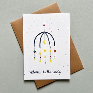 Welcome to the world // Babykarte // Willkommen kleines Wunder // Geburt // Baby