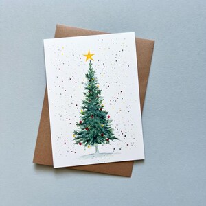 Klappkarte Weihnachtsbaum // Weihnachten // Weihnachtspost // Grußkarte Frohe Weihnachten // Geschenkidee // Weihnachtskarten // festlich